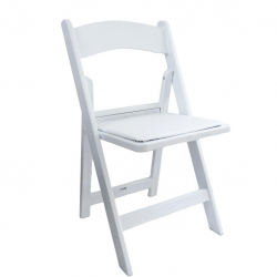 White Padded Chair