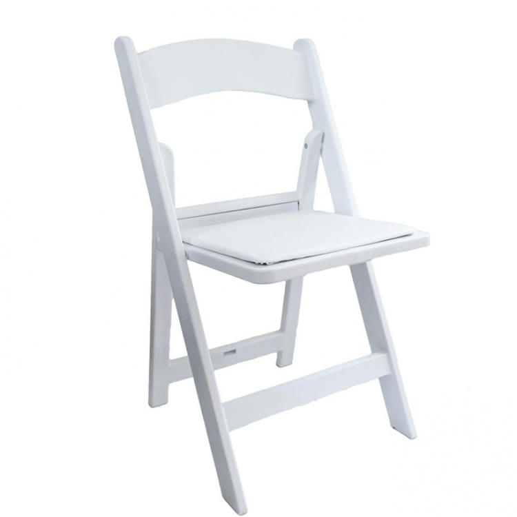 White Padded Chair