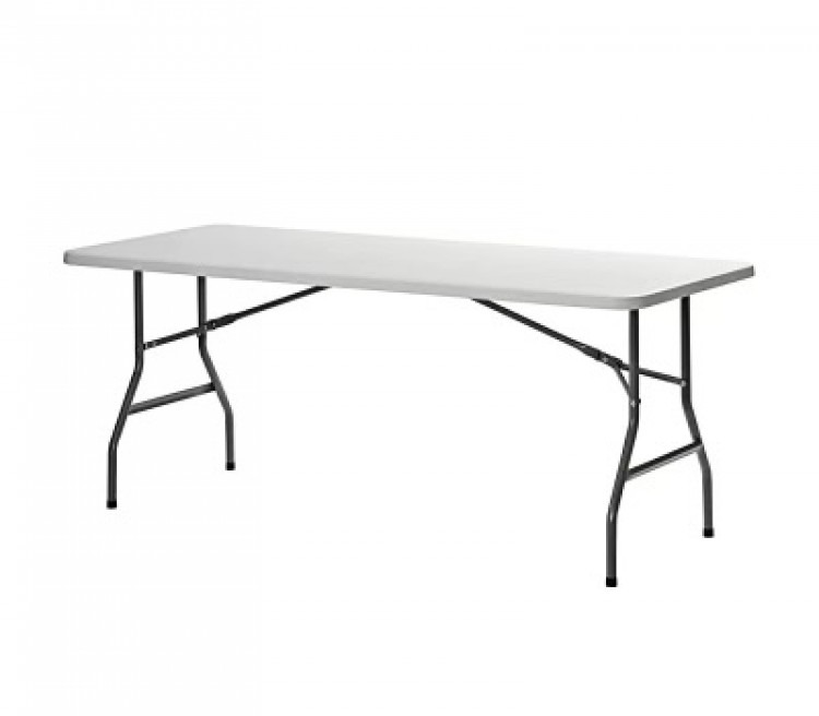 8 FT Rectangular Plastic Table